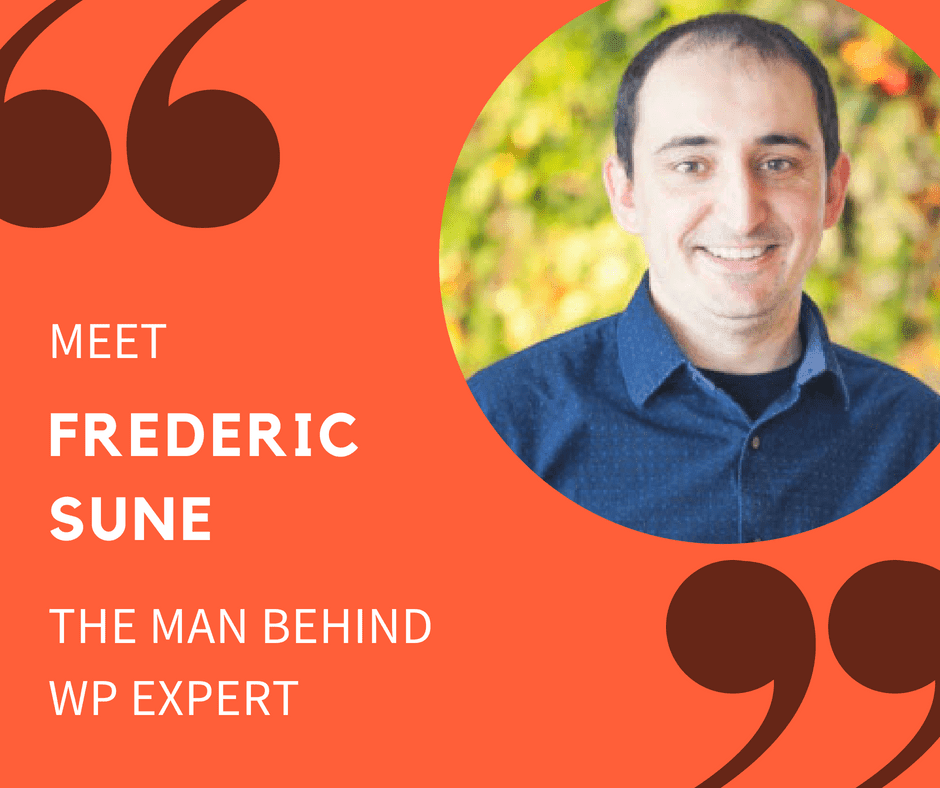 Meet Frederic Sune - the man behind WP Expert