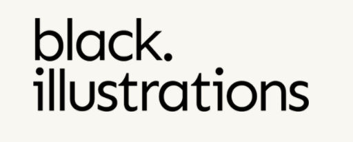 Black illustrations logo