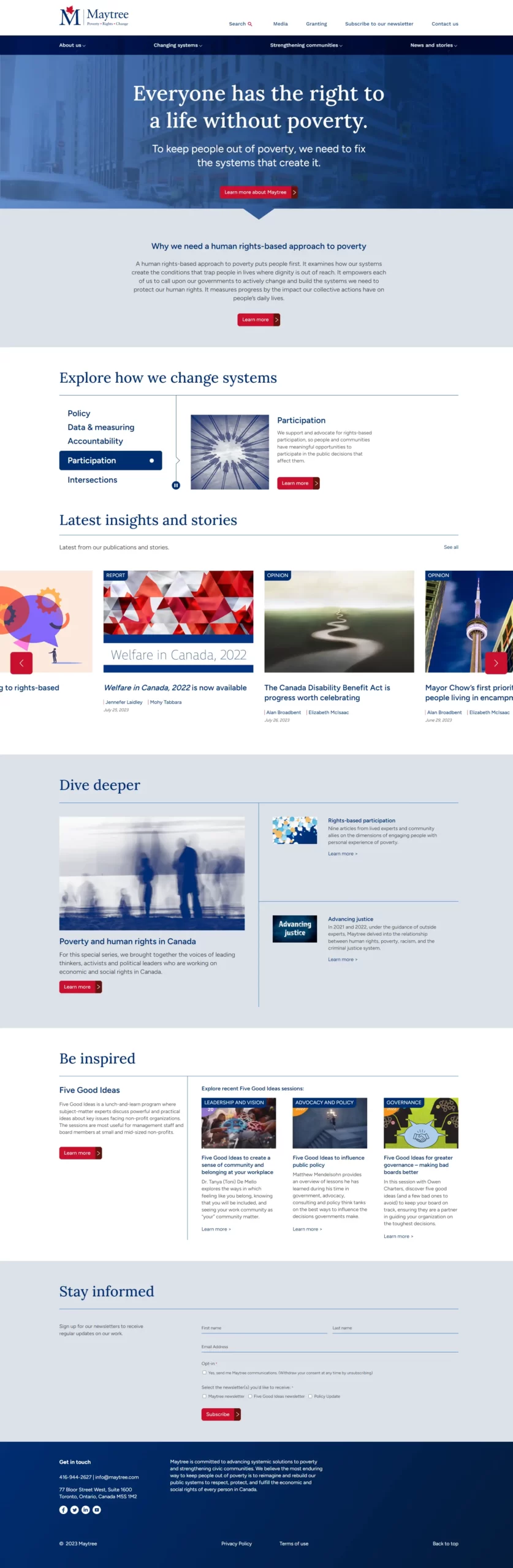 Maytree Website