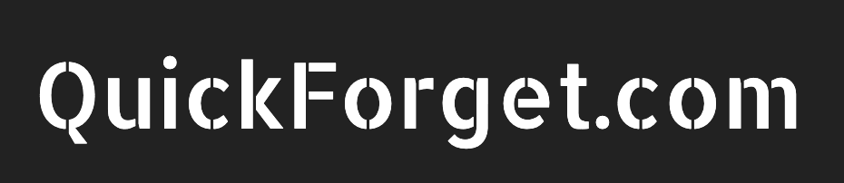 Quick Forget logo