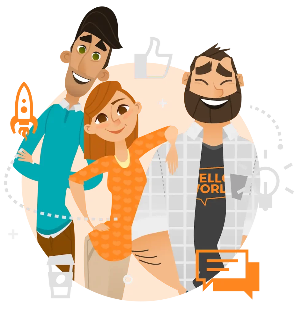 Web design company in Canada business team